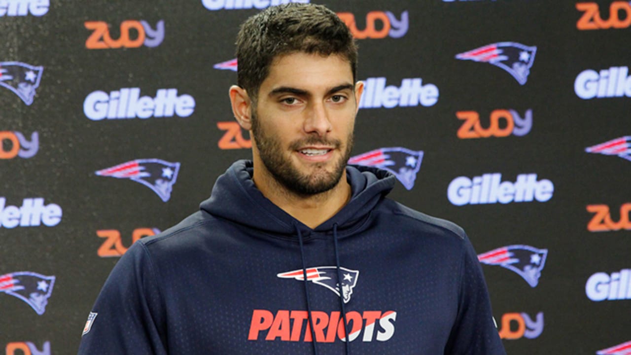 Jimmy Garoppolo and Tom Brady Split - Featured Images