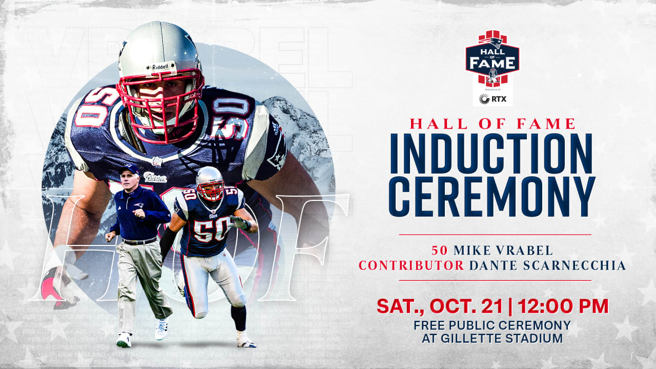 Patriots 2023 Hall of Fame Induction Ceremonies to be Held at Noon on