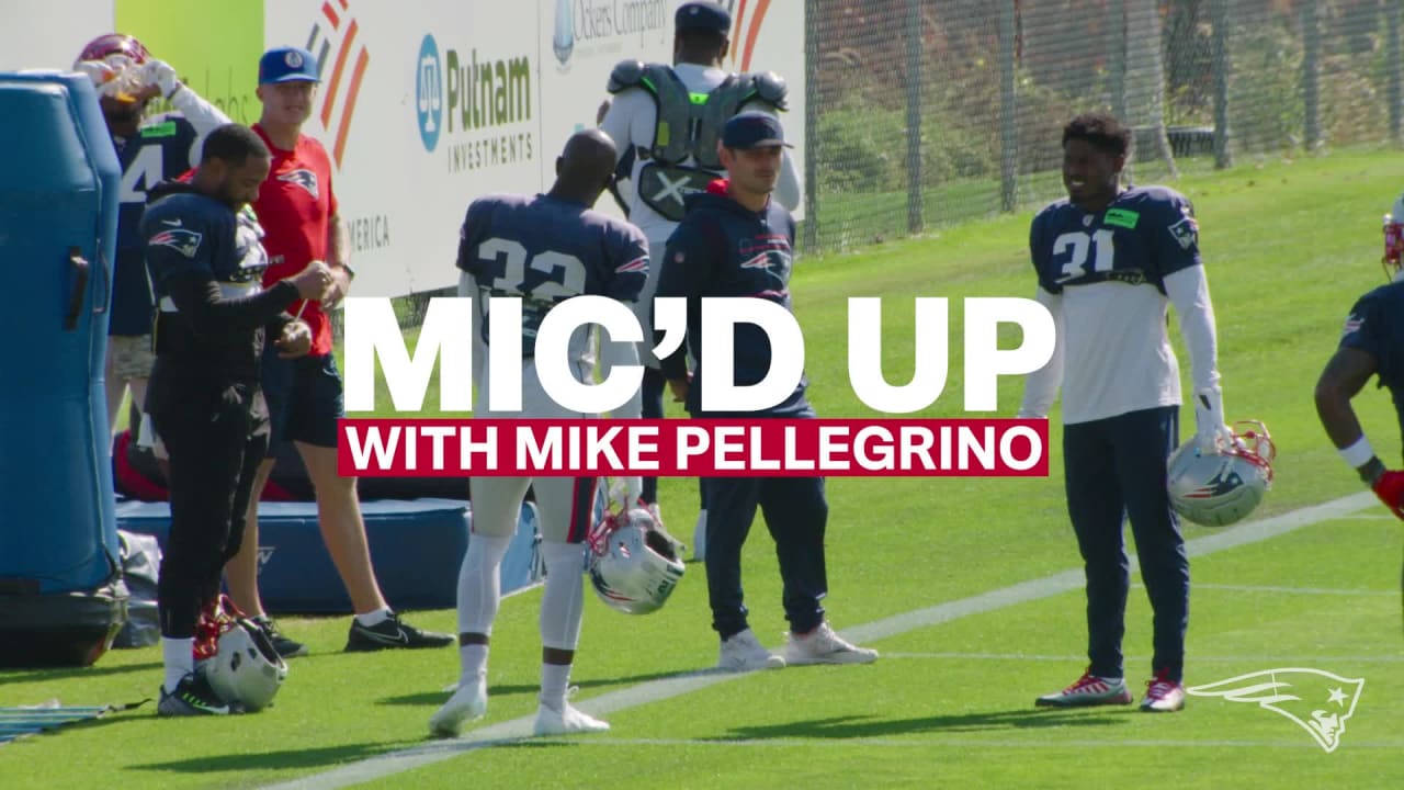 Mic'd Up At Practice Patriots Cornerback Coach Mike Pellegrino