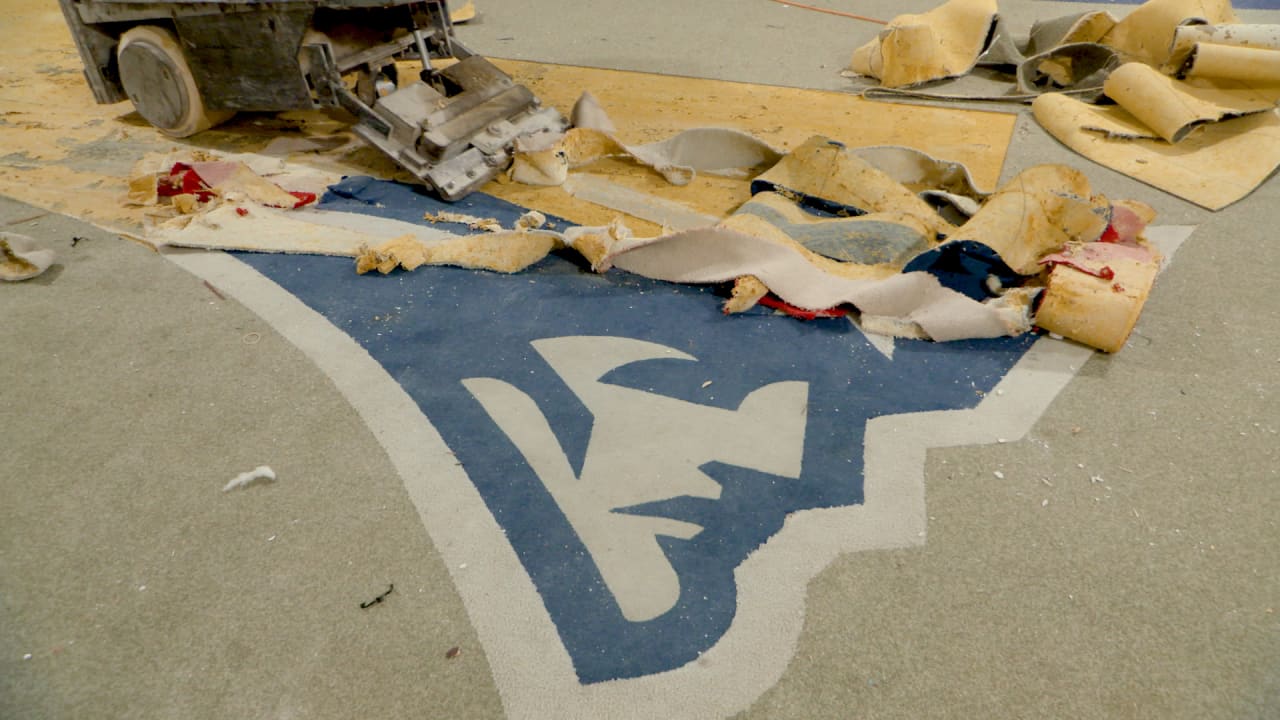 First Look At The Patriots New Locker Room