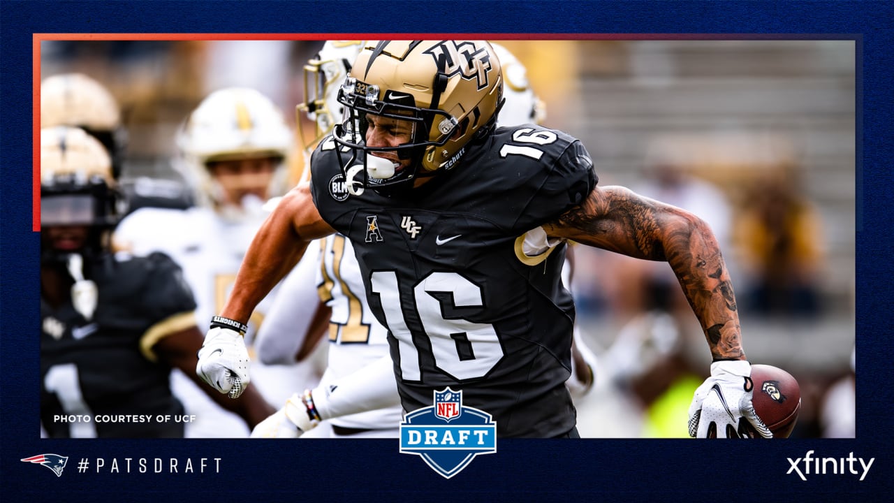 Patriots Rookie Development Plan: WR Tre Nixon, Central Florida