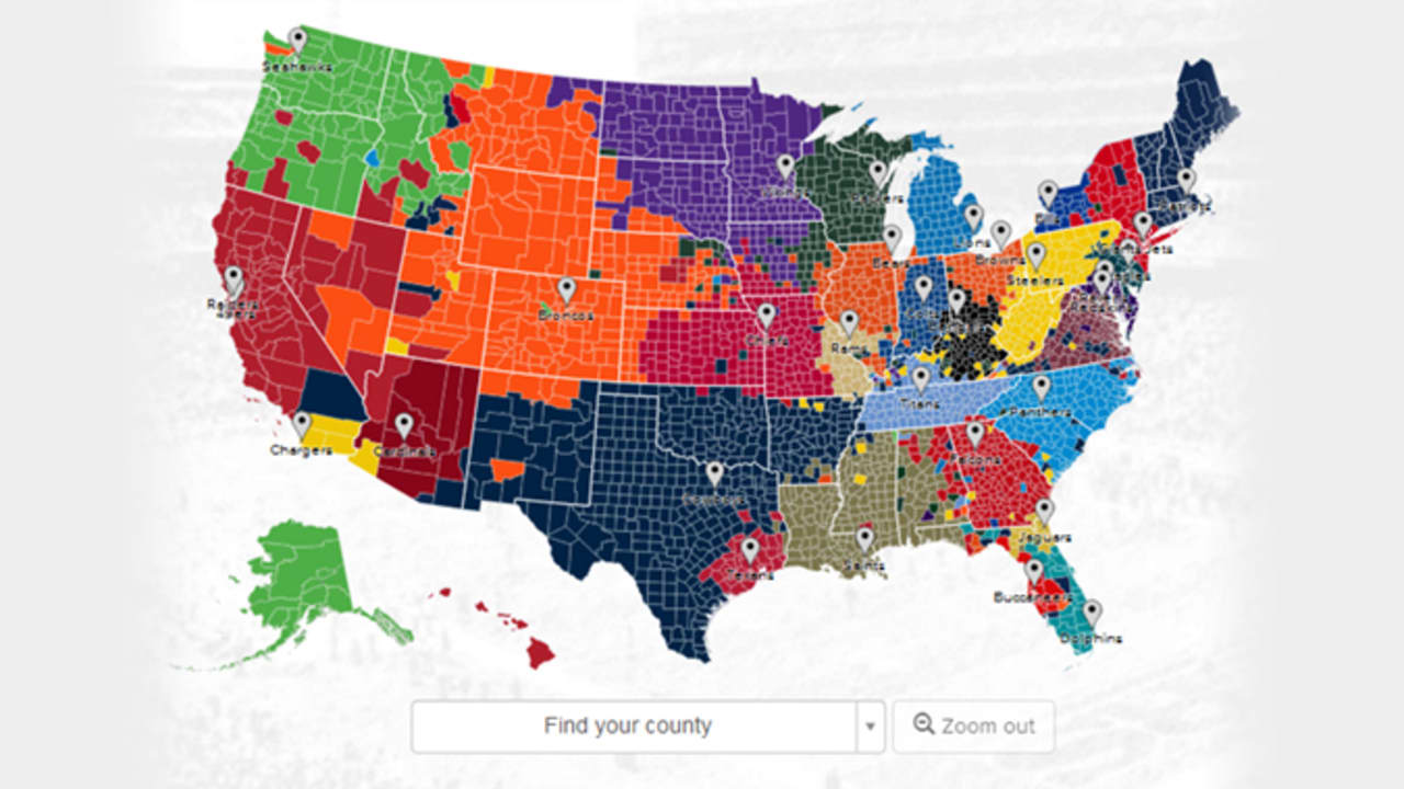 Check out where @Patriots followers are located across the country