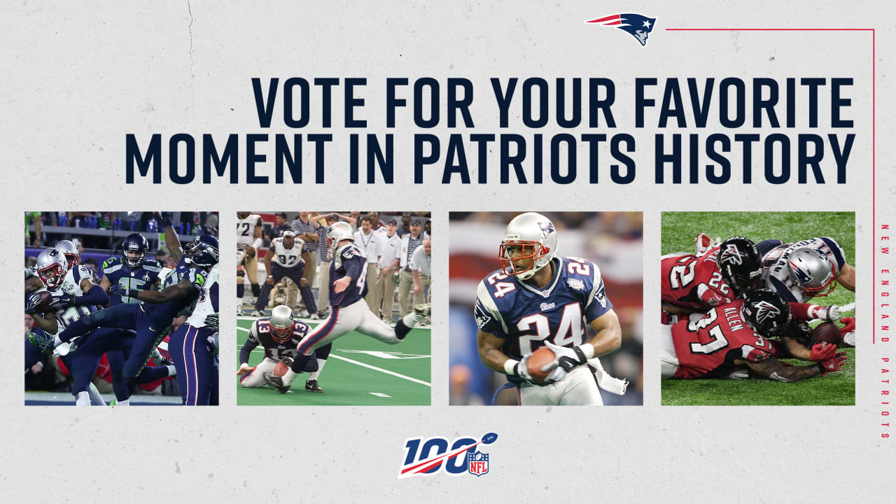 Vote for Your Favorite Moment in Patriots History