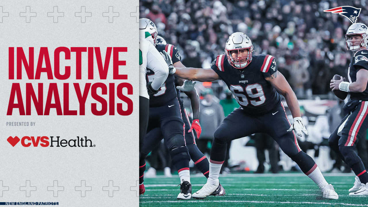 Inactive Analysis: Patriots Starters Along the O-Line, Christian Barmore  Officially Active vs. the Jets