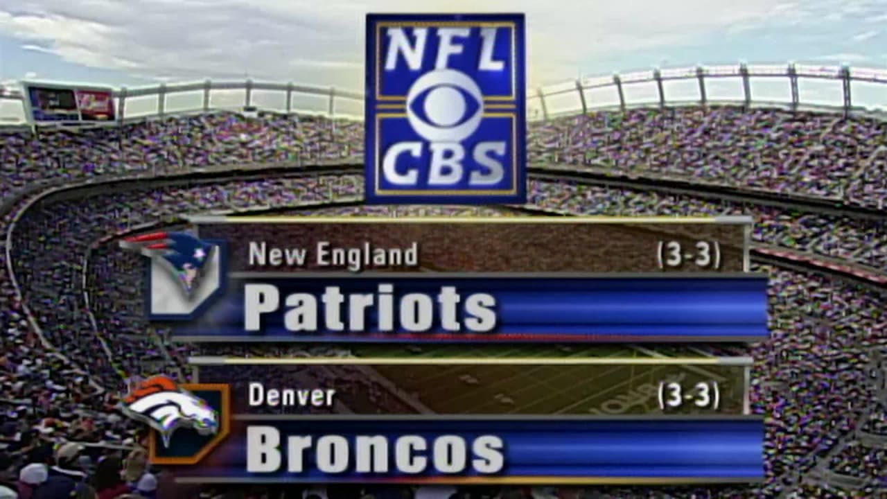 Patriots 2001 Lookback: Game Highlights from Week 7 Patriots at Broncos