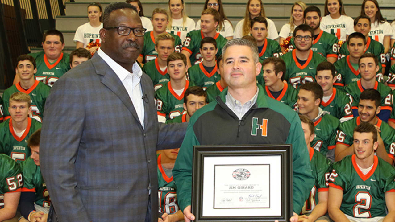 Hopkinton High School's Jim Girard named Patriots High School Coach of
