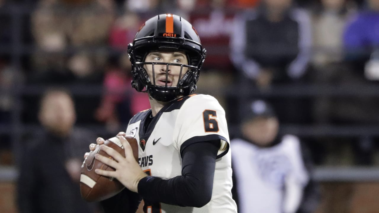 Former Oregon State star Jake Luton selected by the New England Patriots in  a 2020 NFL mock draft 