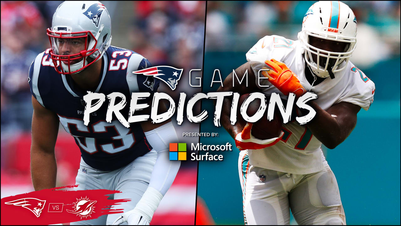 New England Patriots @ Miami Dolphins: NFL Week One game picks