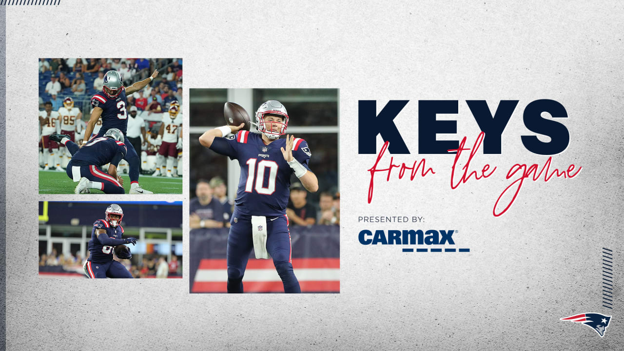 5 Keys from Patriots preseason win over Washington - Vimarsana News