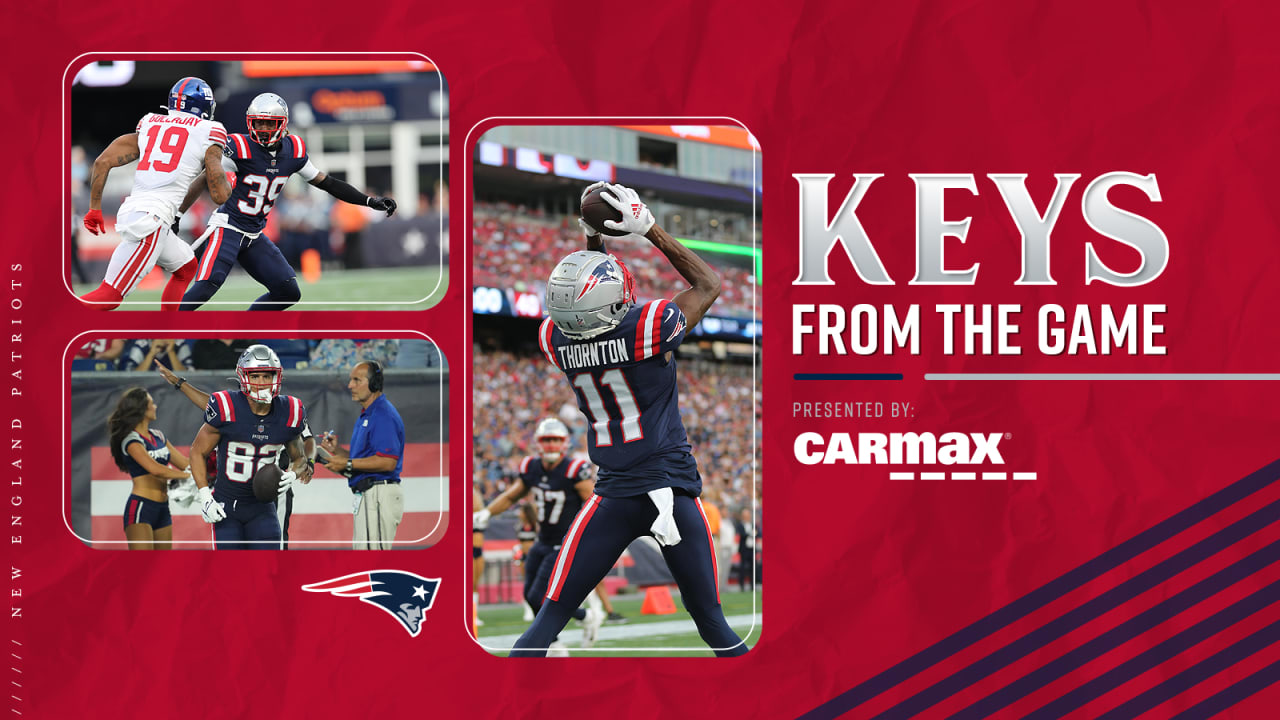 5 Keys from Patriots preseason loss to Giants - Vimarsana News