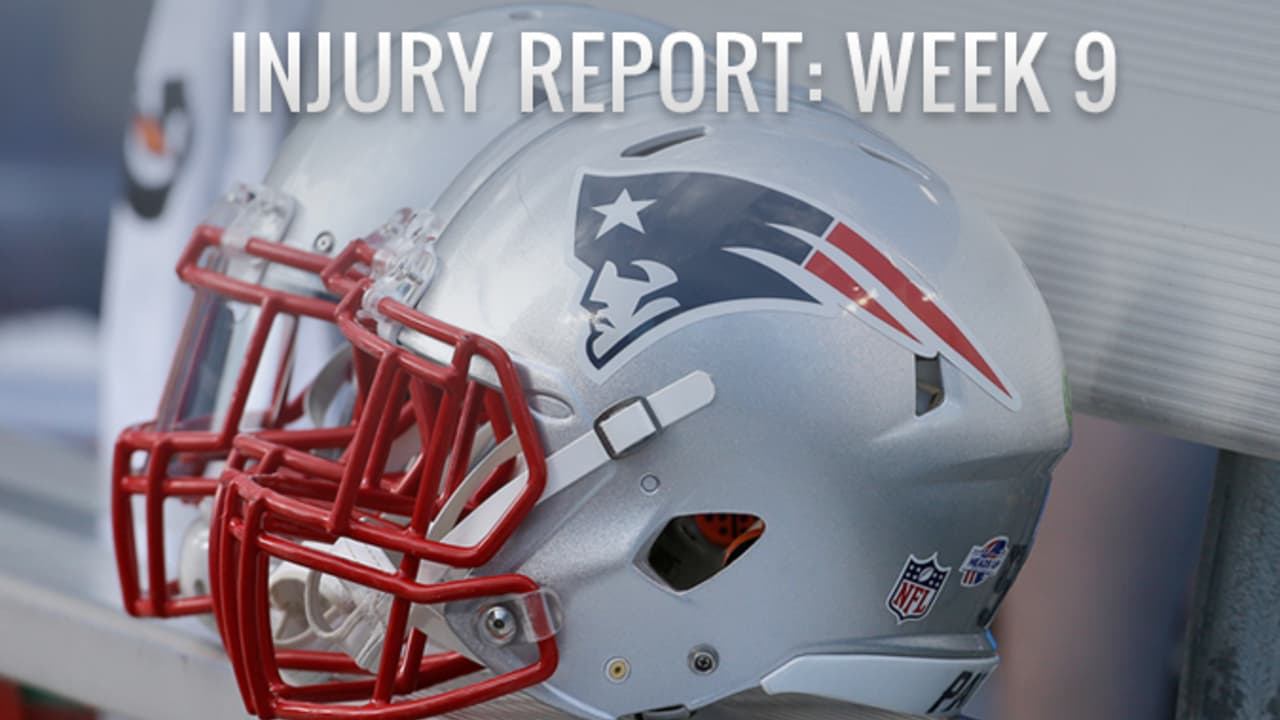 Patriots - Redskins Injury Report