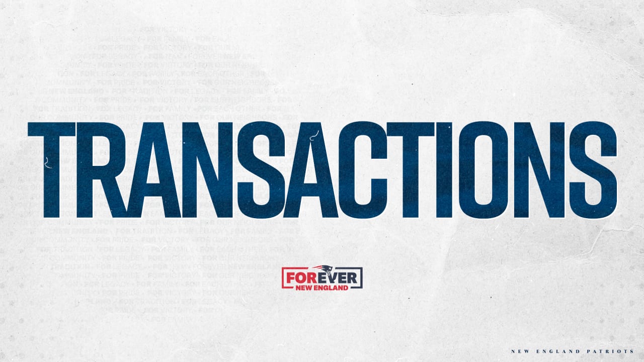 Patriots Make A Series of Transactions