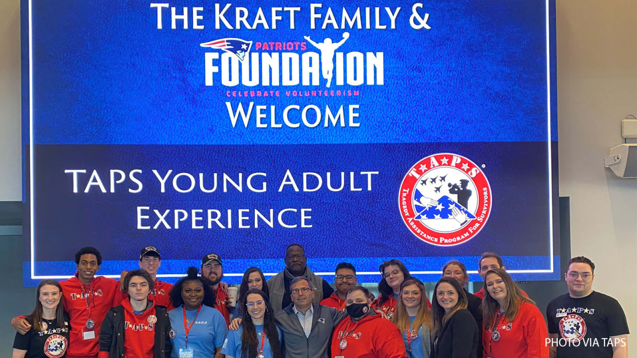 Patriots host TAPS Young Adult Experience for surviving children and siblings of fallen military members