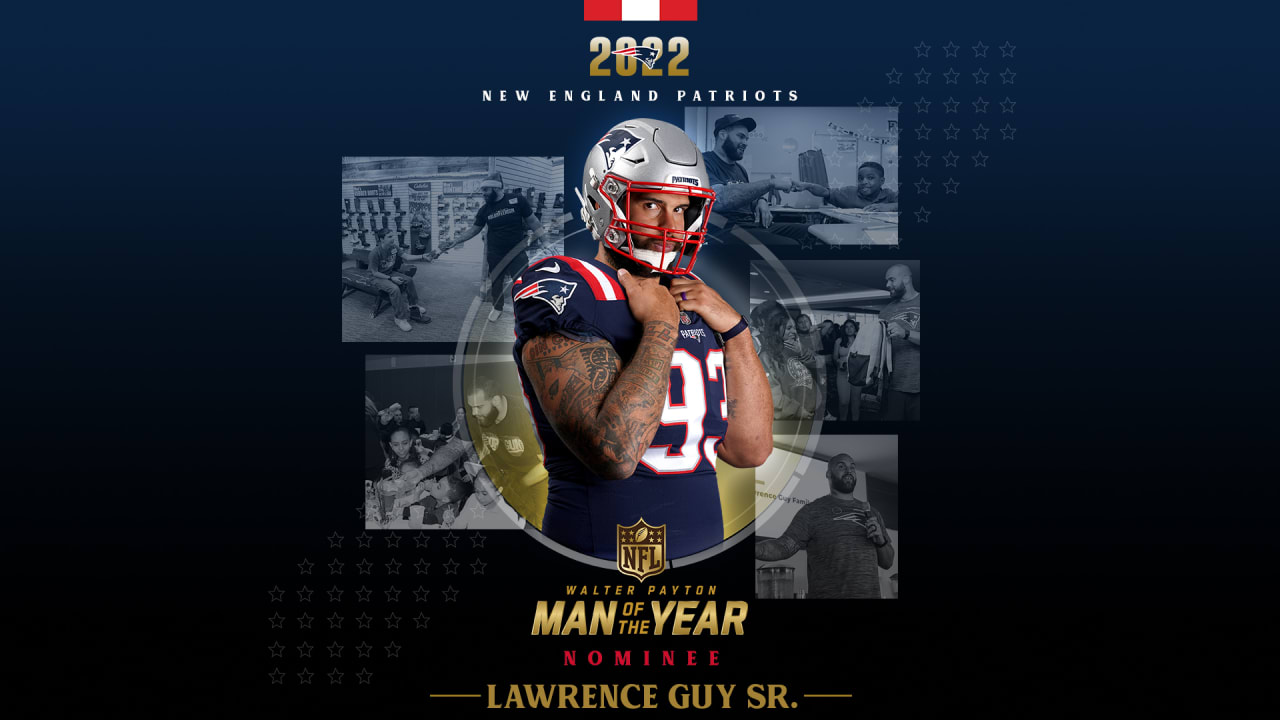 Lawrence Guy Sr. named New England Patriots' nominee for Walter Payton NFL  Man of the Year Award presented by Nationwide