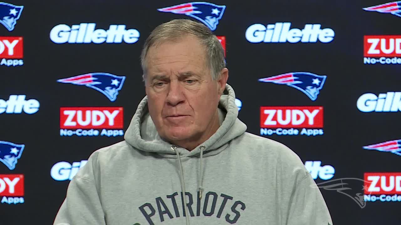 Transcript: Bill Belichick Press Conference 1/2