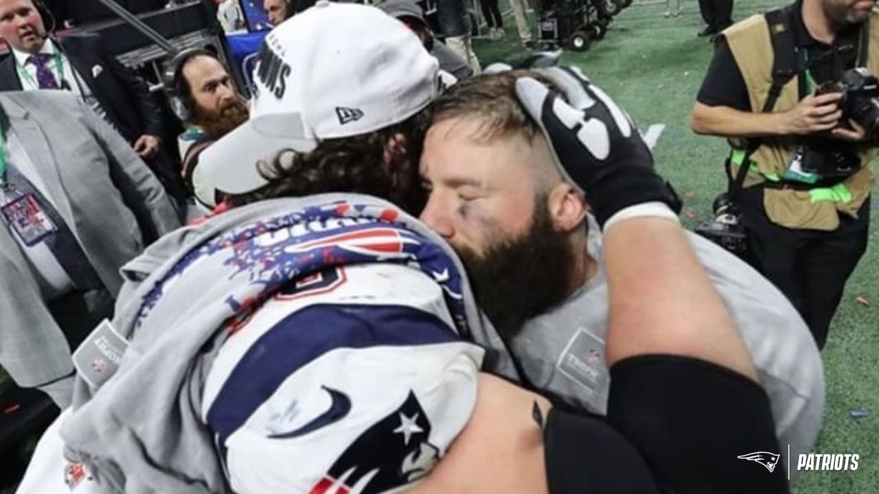 Patriots honor 'tough as nails' Julian Edelman during ceremony