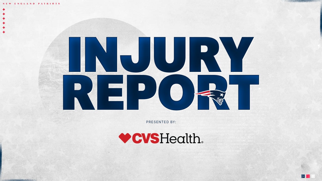 Week 4 Injury Report Patriots at Cowboys