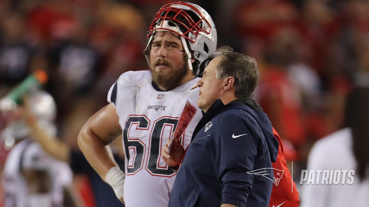 David Andrews remarkably back at Patriots practice, new player