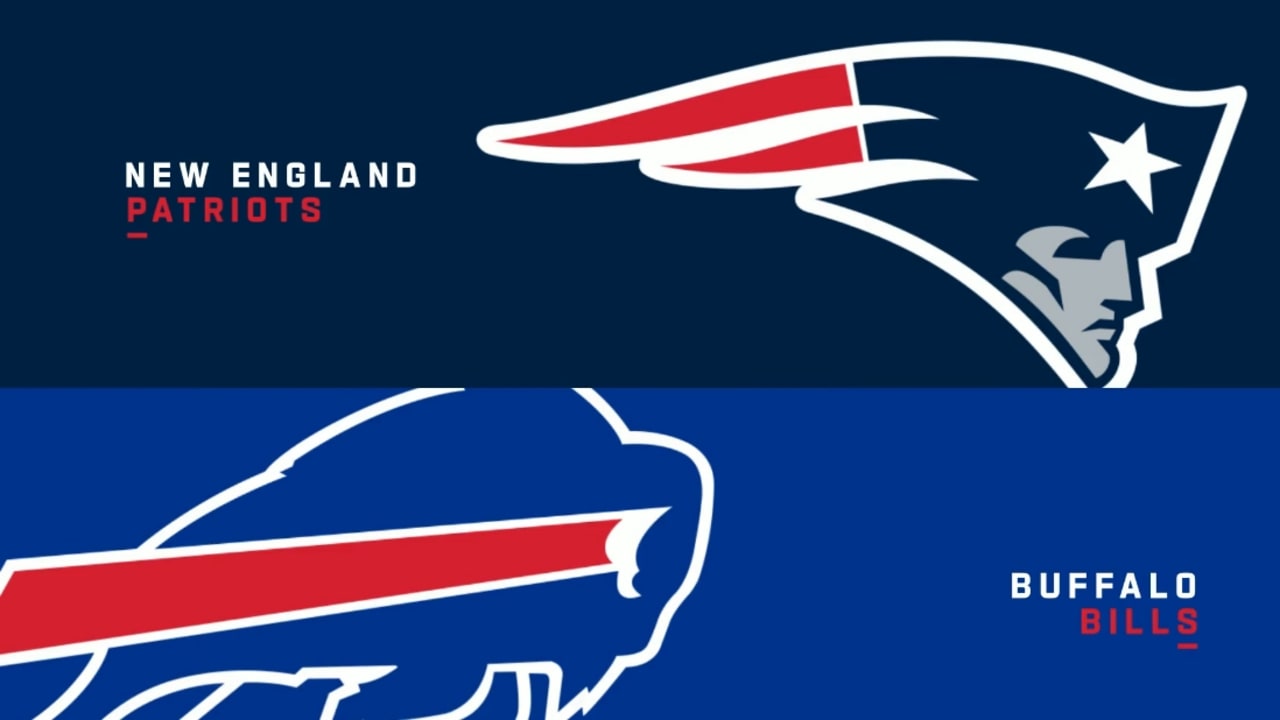 Bills vs. Patriots Logos