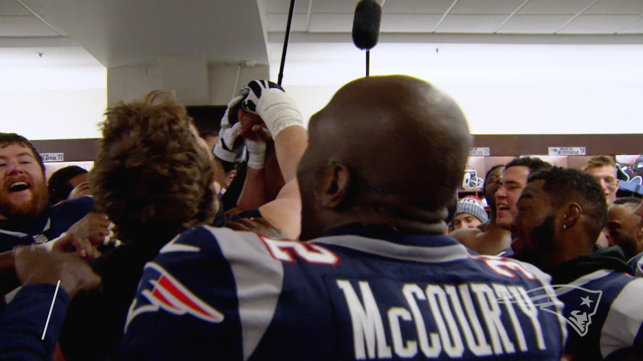 WATCH: Dolphins' locker room celebration after win vs. Patriots