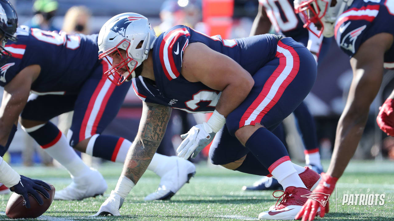 Patriots' Lawrence Guy on the field at training camp