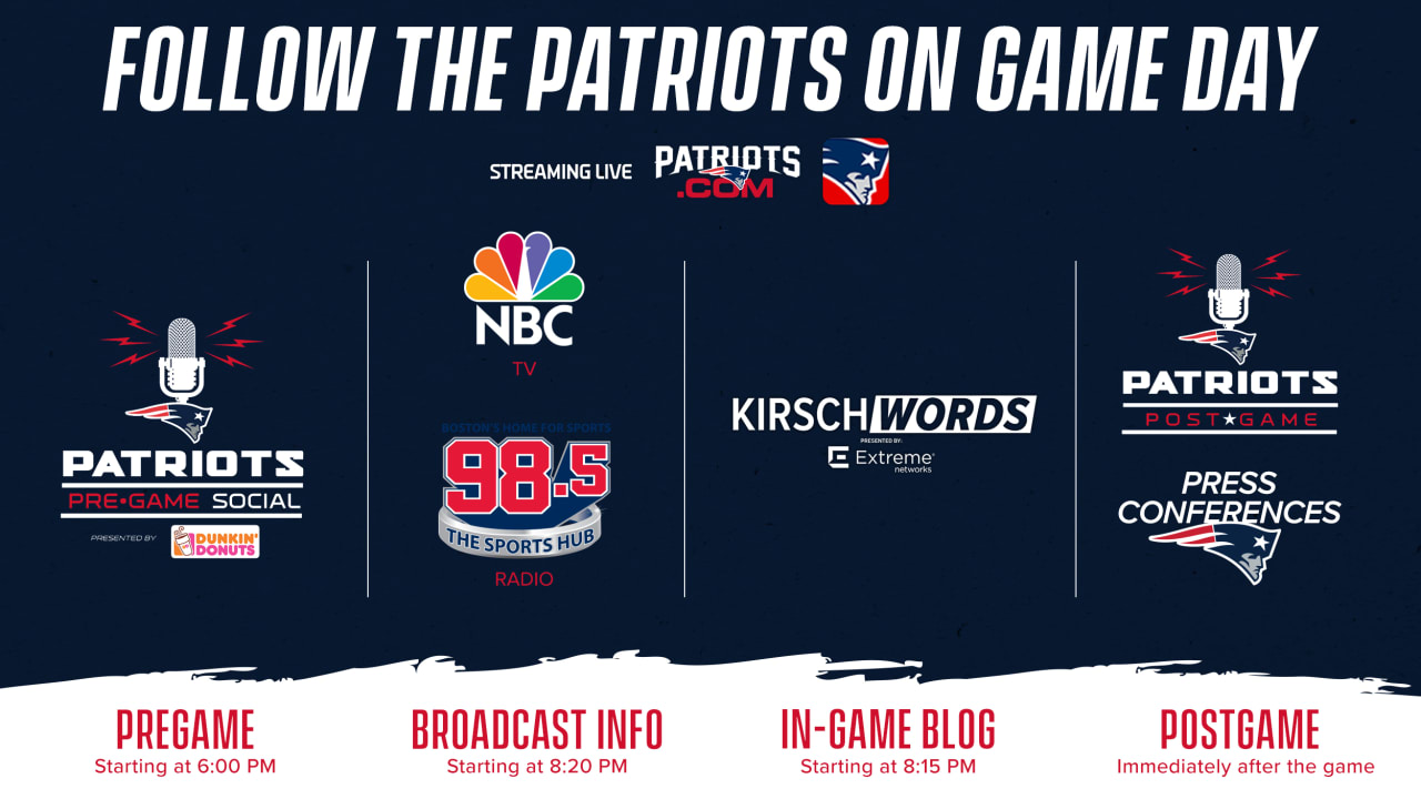 How to watch Patriots vs Chiefs: TV, radio, live streaming - Pats