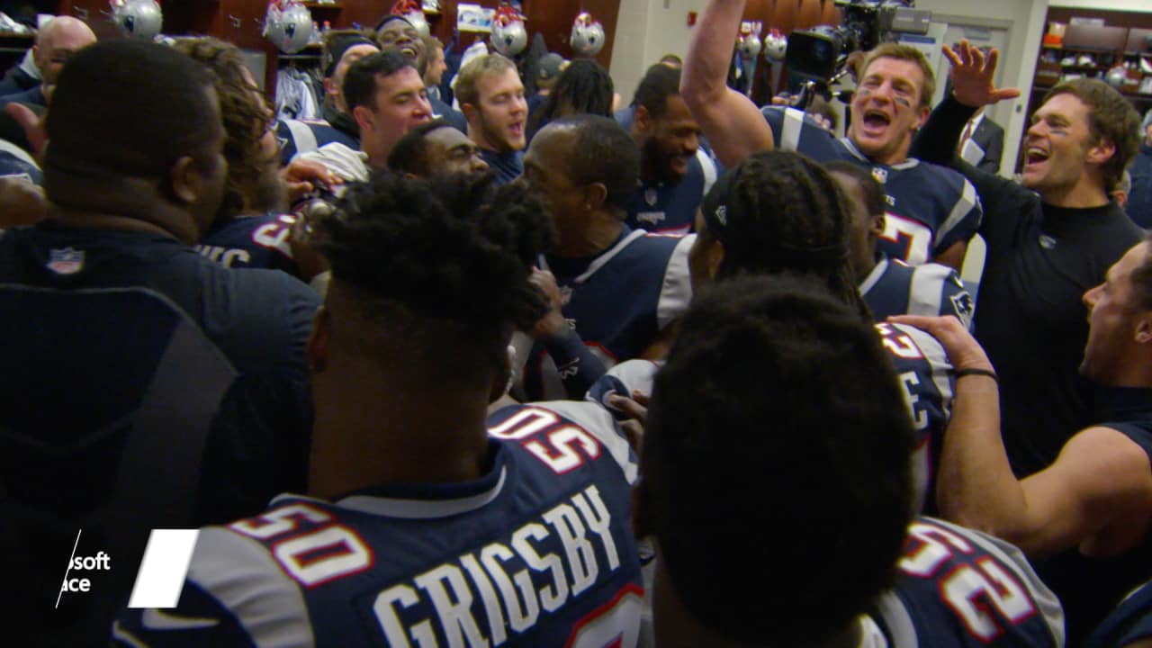 WATCH: Dolphins' locker room celebration after win vs. Patriots