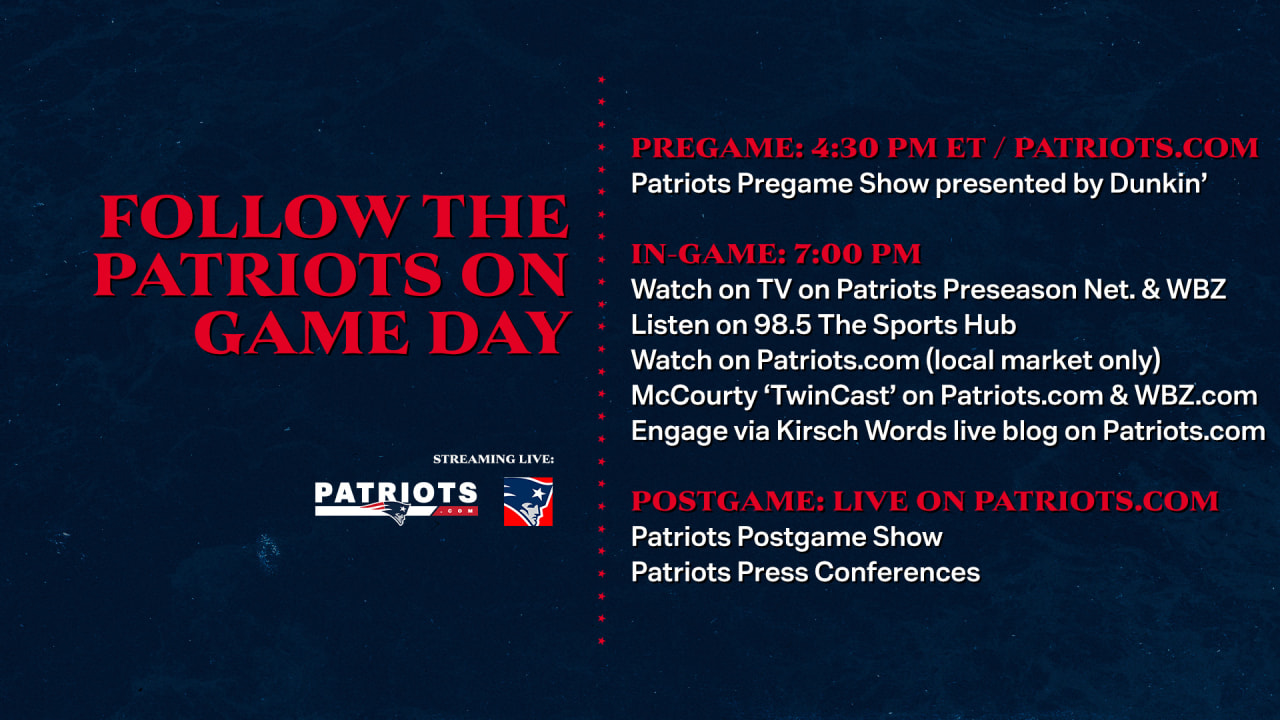 Texans vs. Patriots live stream: TV channel, how to watch