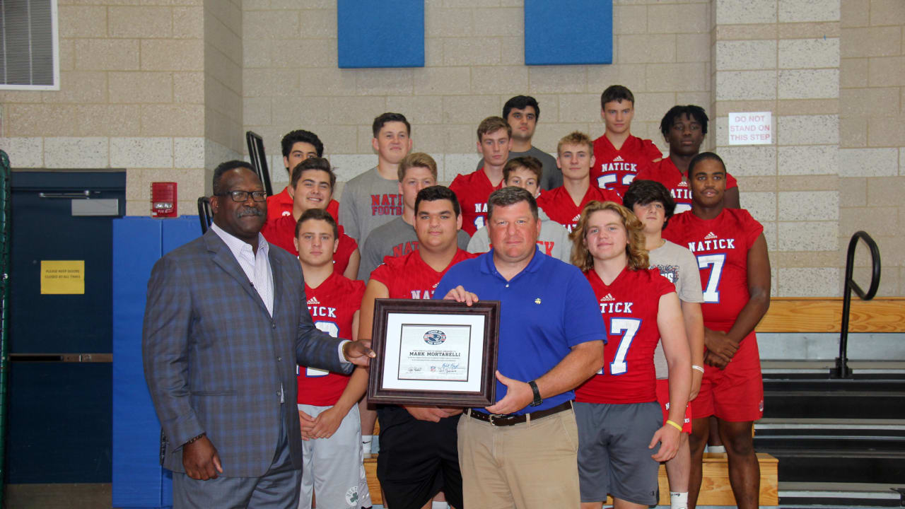 Natick High Schools Mark Mortarelli Named Patriots High