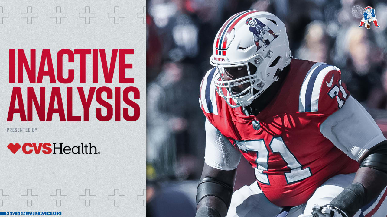 Inactive Analysis: Patriots Guards Cole Strange, Mike Onwenu to