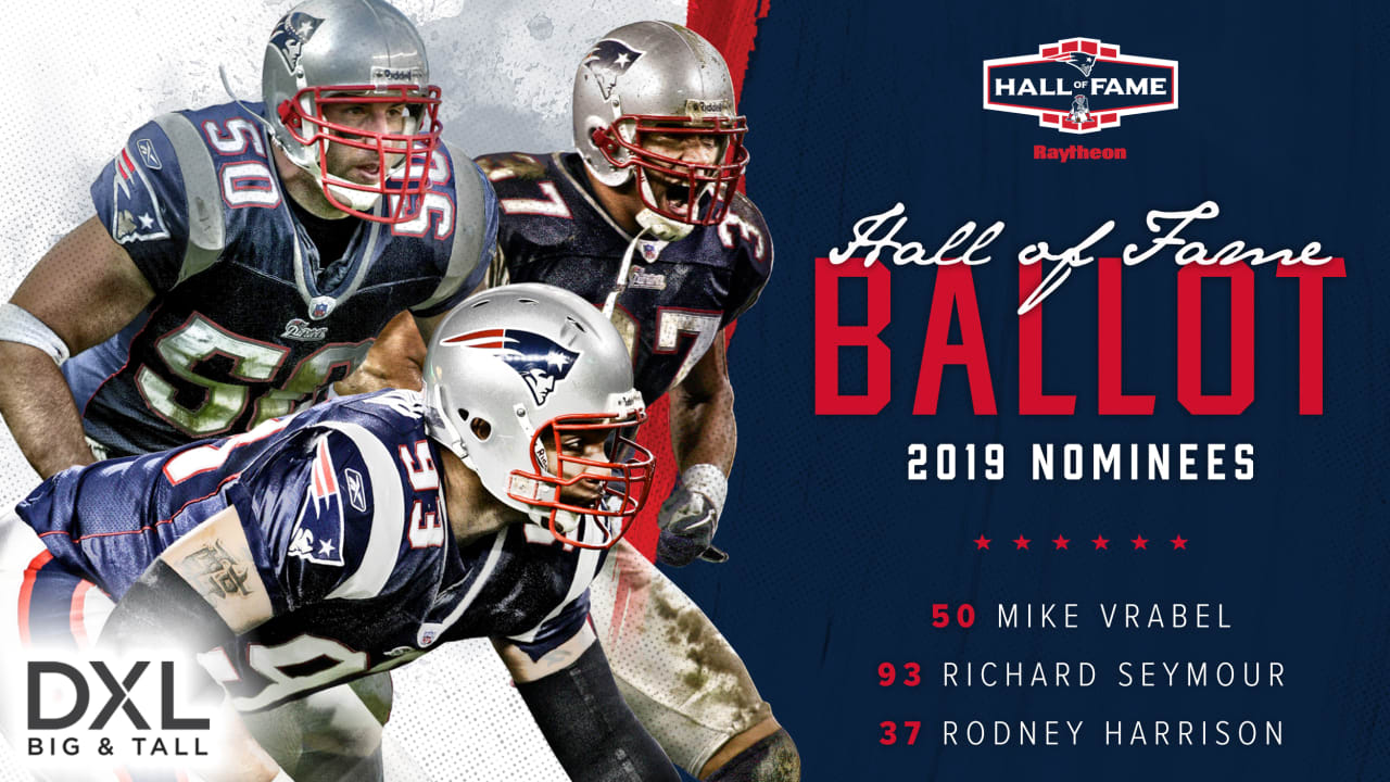 Patriots Announce 2019 Hall of Fame Finalists