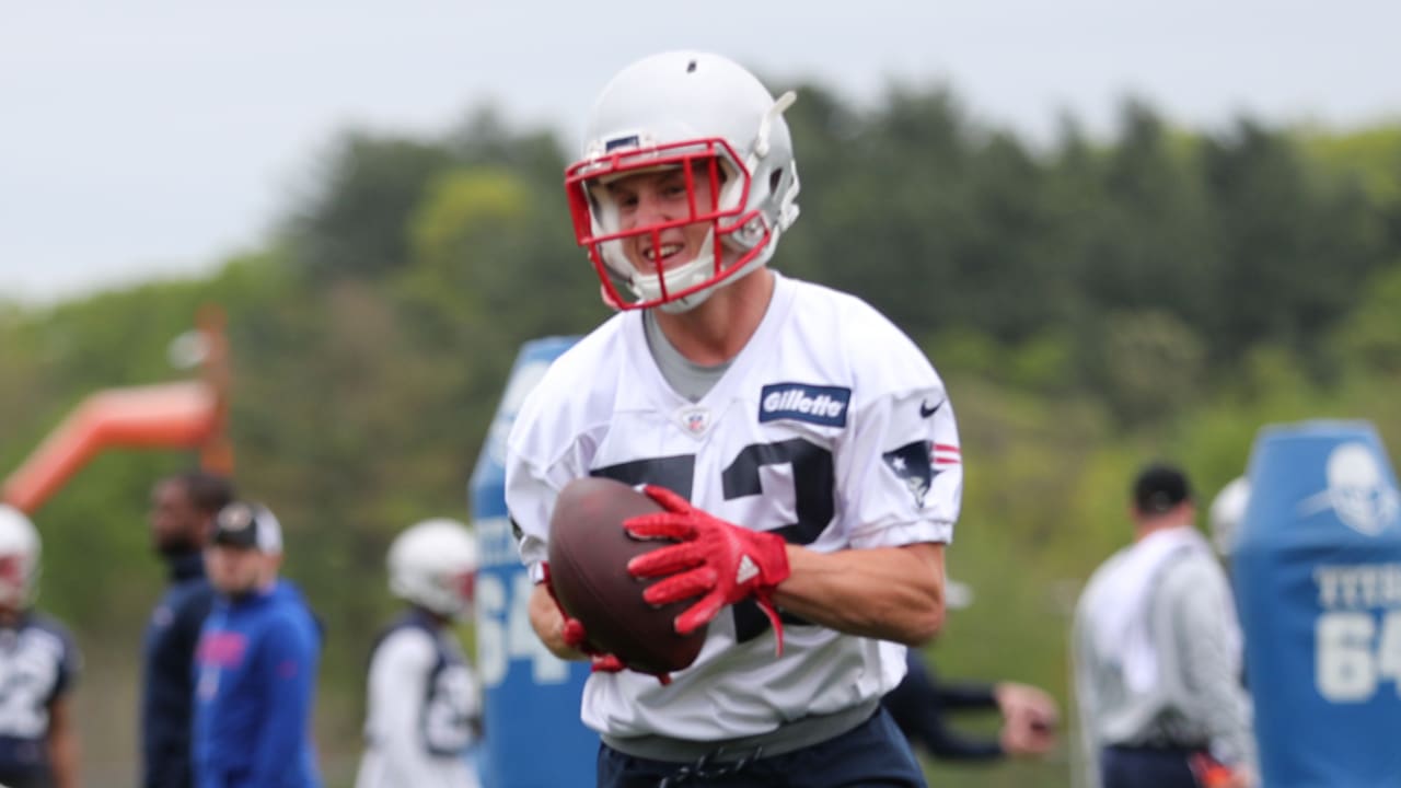 Thursday, August 12, 2021: New England Patriots wide receiver Gunner  Olszewski (80) warms up before the NFL preseason game between the  Washington Football Team and the New England Patriots held at Gillette