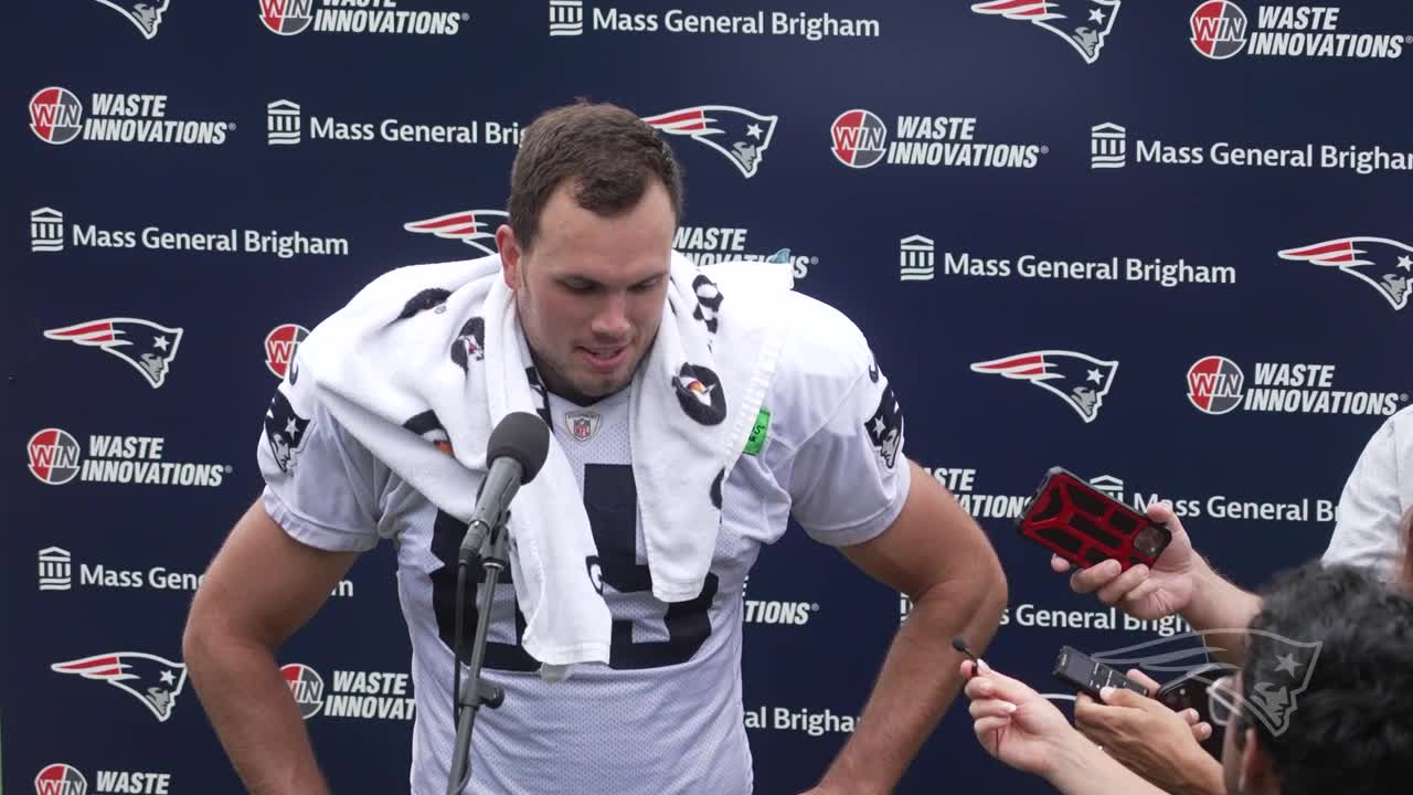 Press Conference  New England Patriots Tight End Hunter Henry