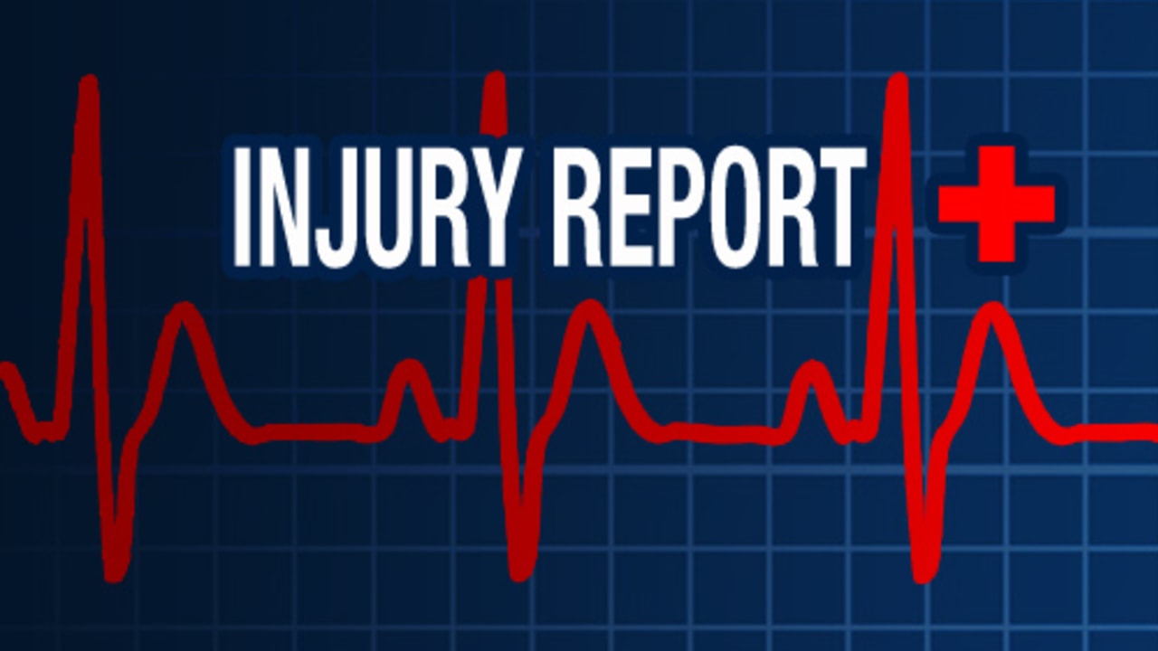 nfl injury report today