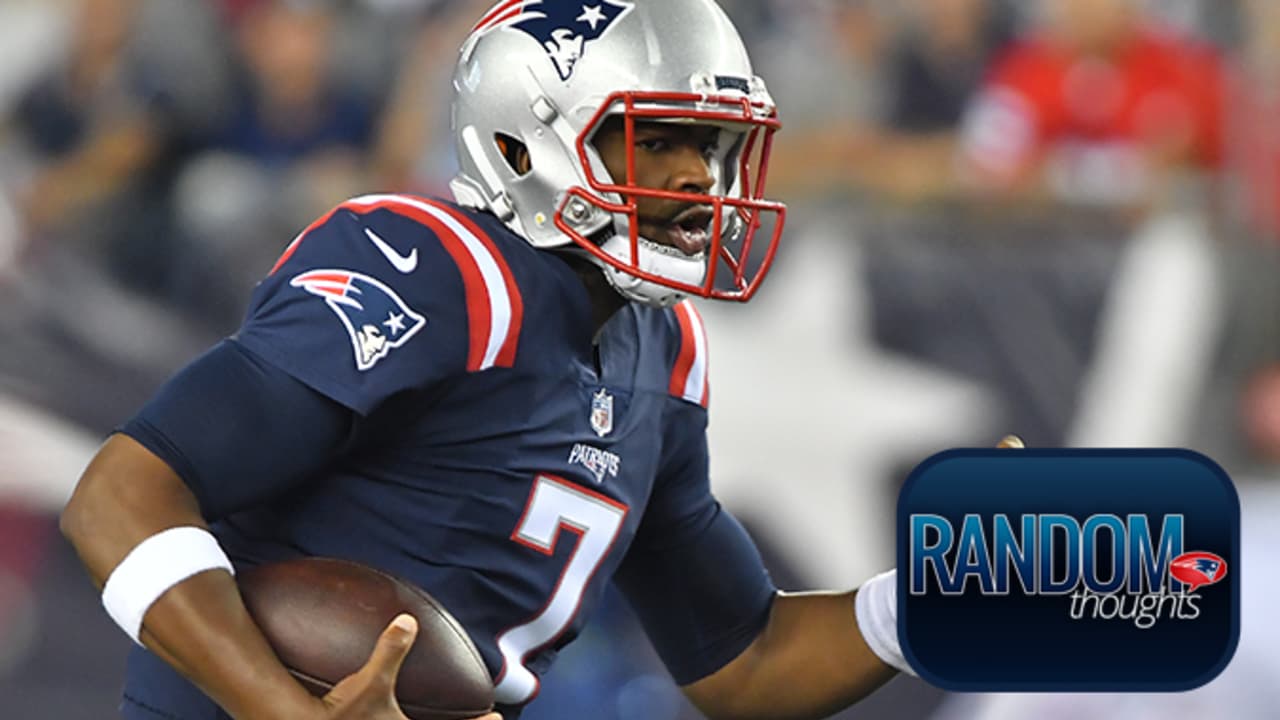 Jacoby Brissett looks awfully good in Patriots' Color Rush uniforms