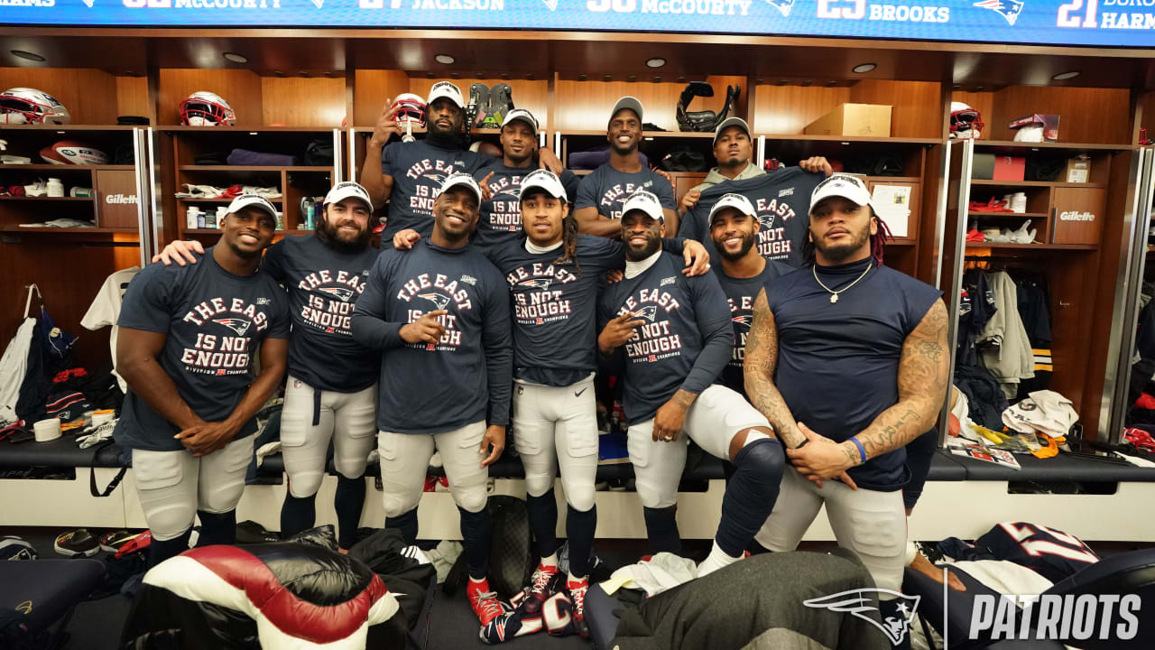 Photos: Patriots celebrate as 2019 AFC East Division Champs