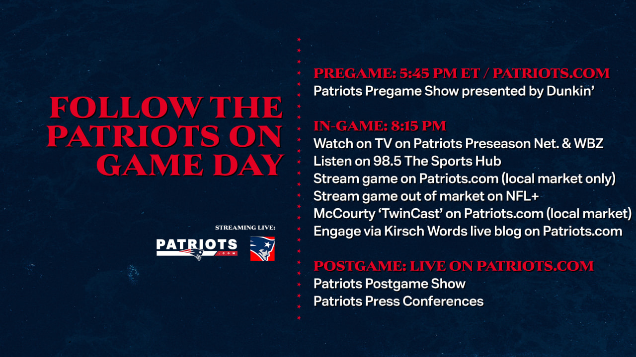 How to live stream patriots game deals