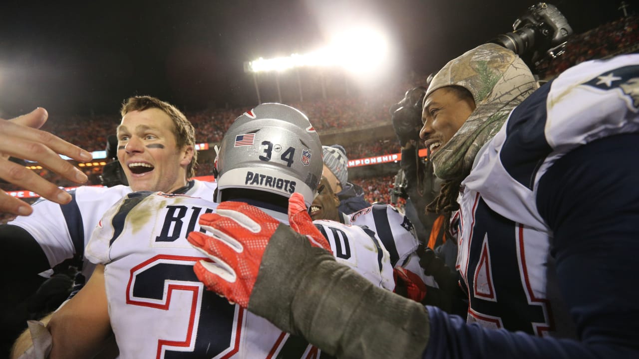 Patriots Celebrate AFC Championship Victory