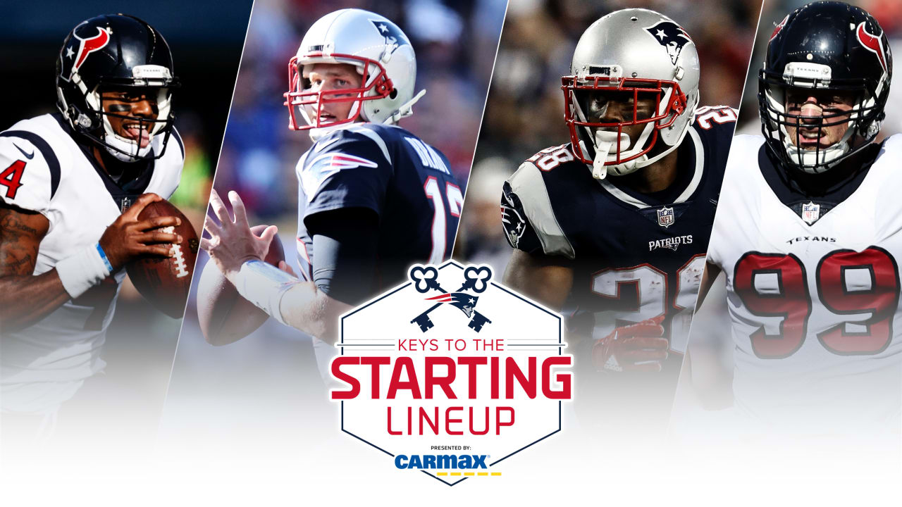 Keys to the Starting Lineup presented by CarMax Taking on the Texans