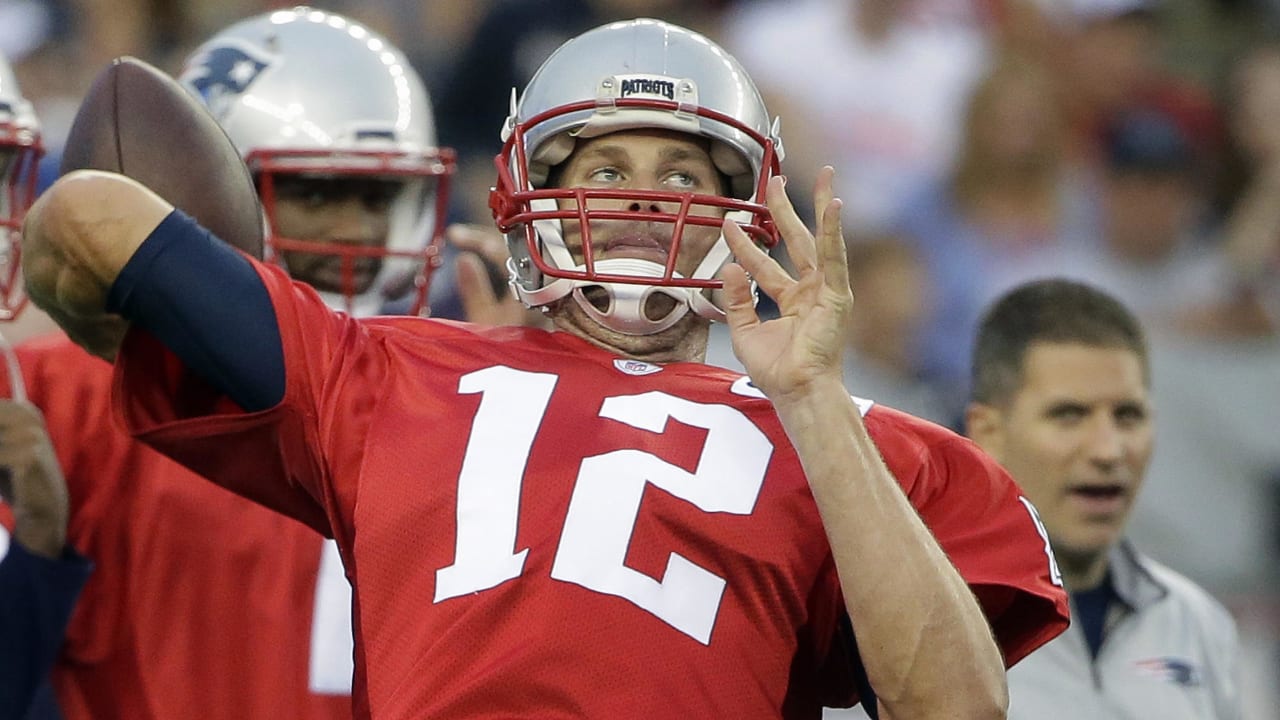 Birthday boy Tom Brady calls New England Patriots' offense 'a work