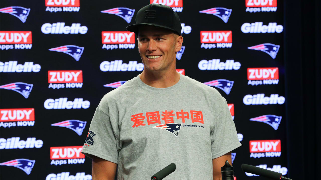 Brady makes history on return to New England - Taipei Times