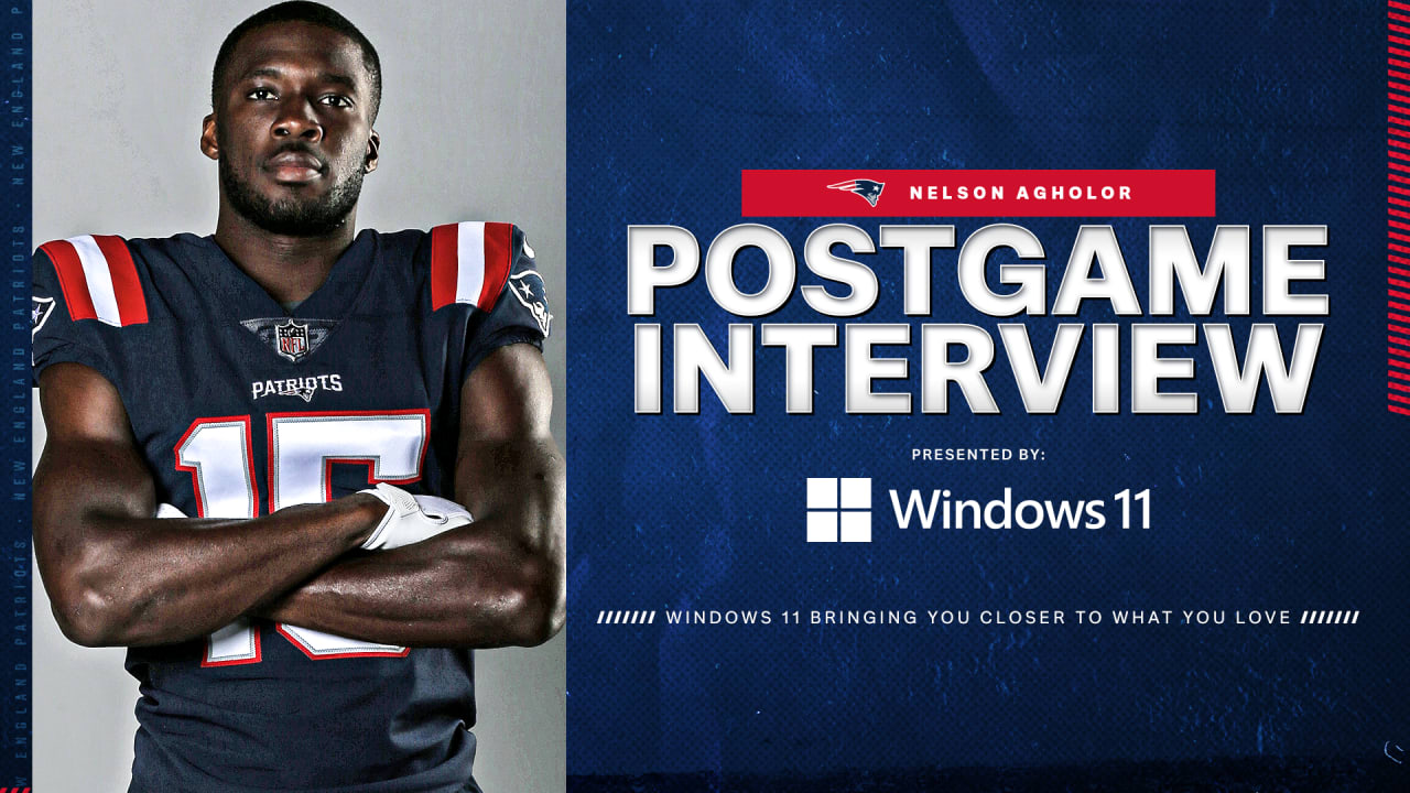 Nelson Agholor on Patriots Postgame Show 9/18