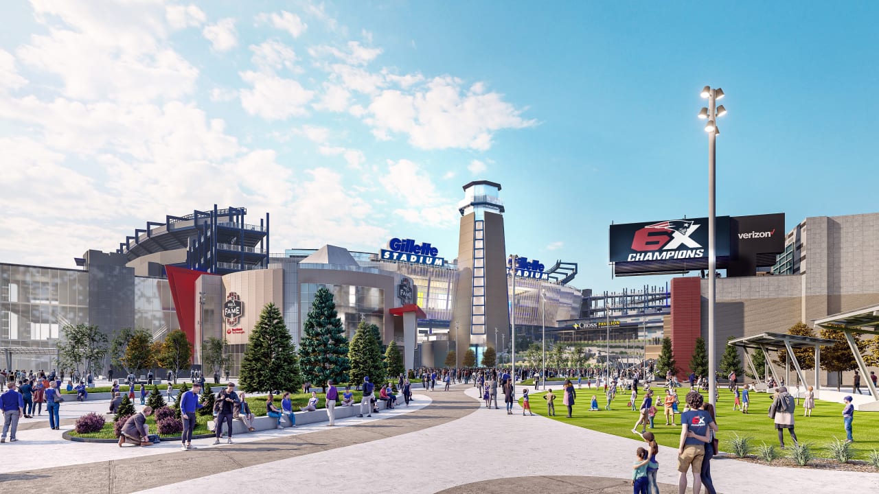 Gillette Stadium renovations include massive videoboard, new lighthouse -  CBS Boston