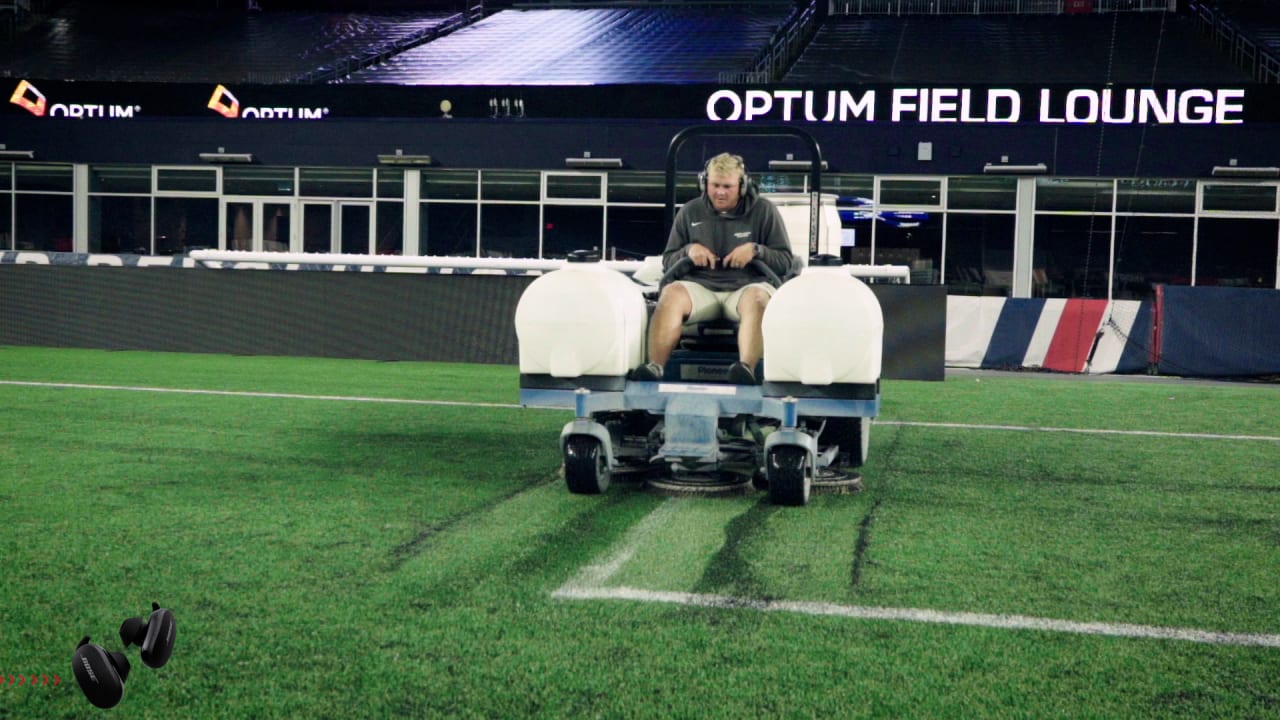 Meet Boyd: Gillette Stadium field crew's newest (and goodest) employee