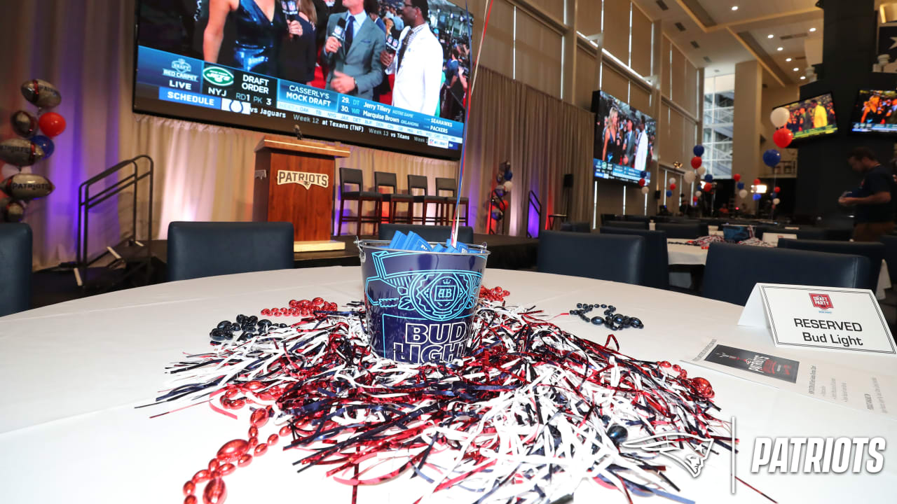 Patriots Draft Party in photos