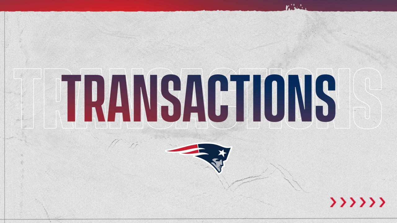 Patriots Make A Series of Roster Moves