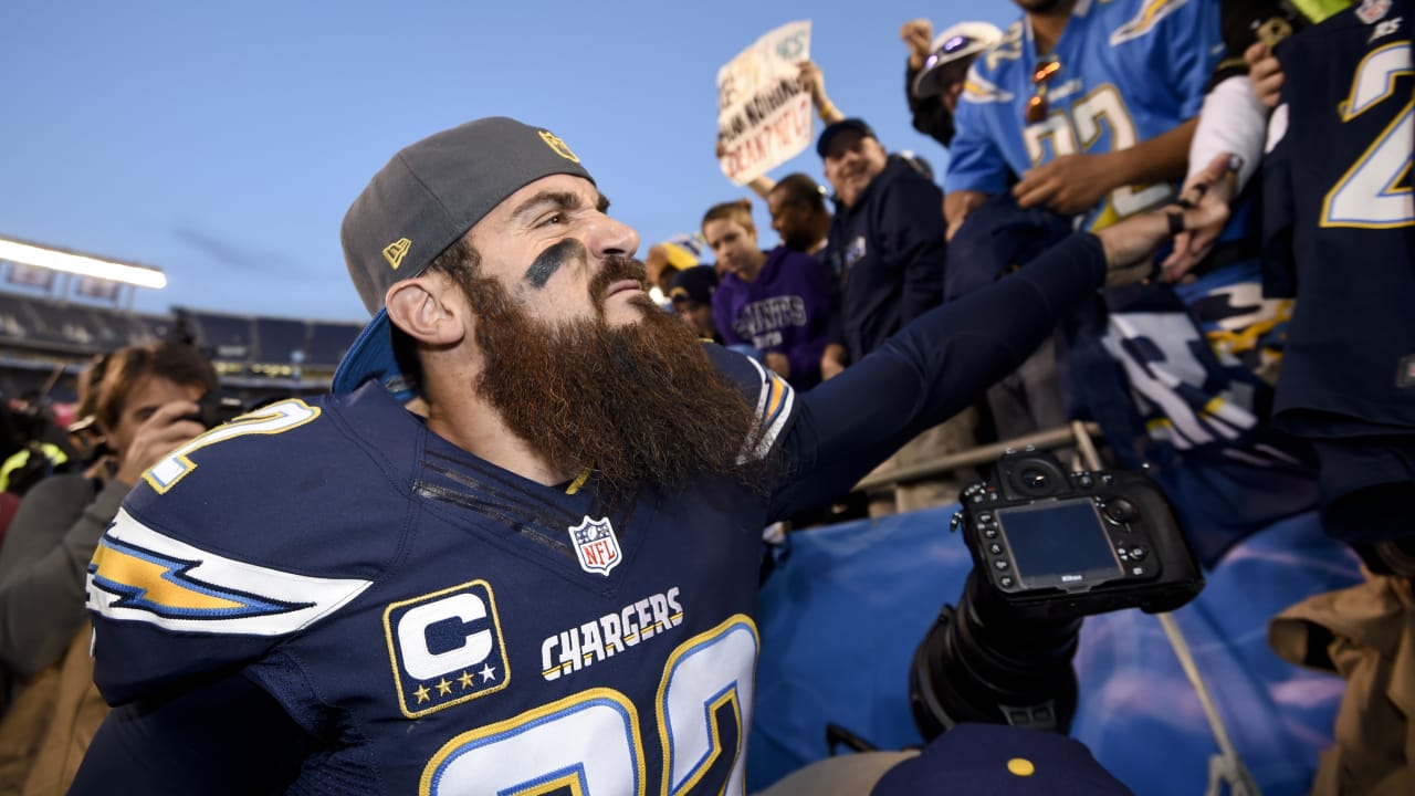 The Beard Is Back: Former Charger Eric Weddle Comes out of