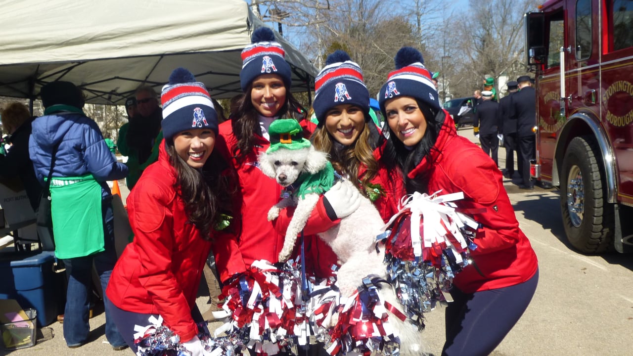 March 2015 Patriots Cheerleaders and Pat Patriot Appearances