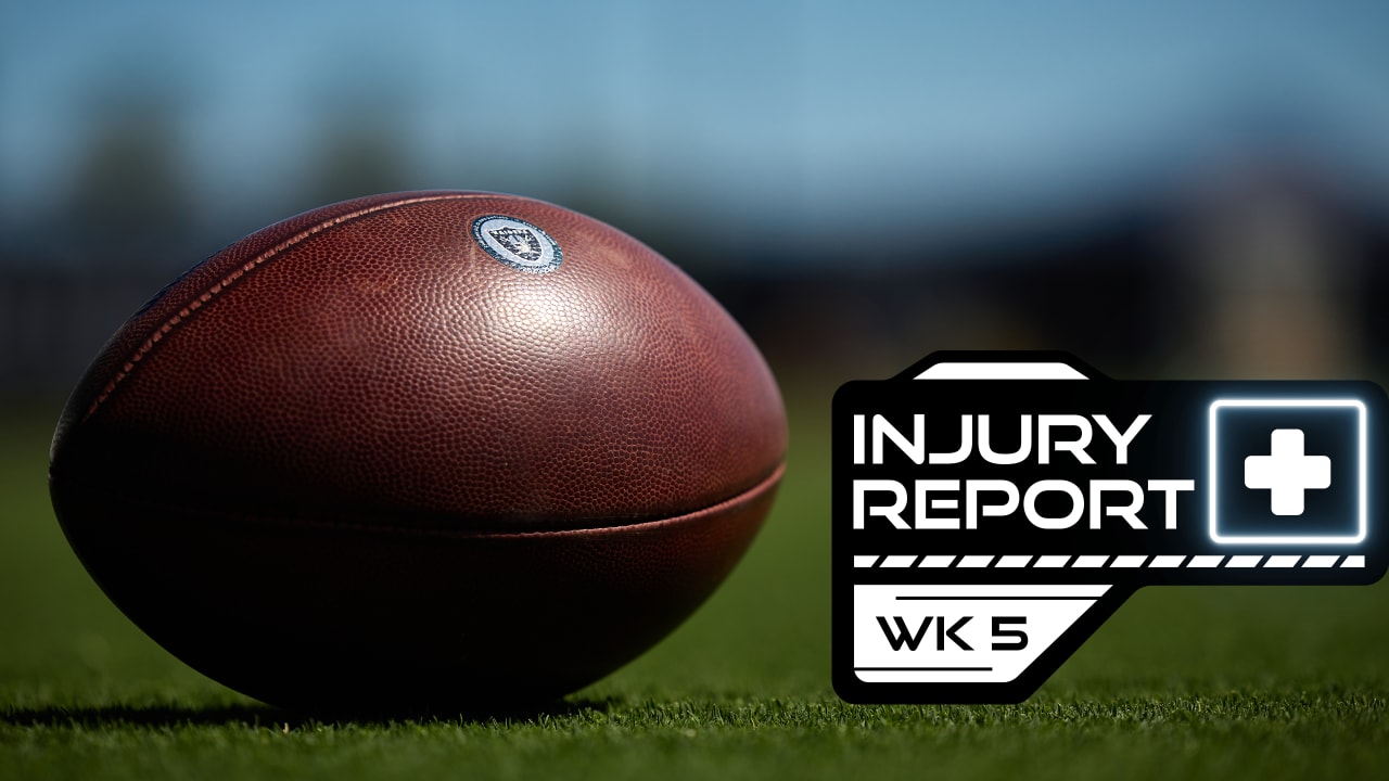 Raiders-Chiefs Week 5 Injury Report: Jayon Brown ruled out, Moreau