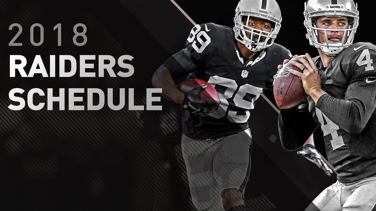 2018 Raiders Schedule